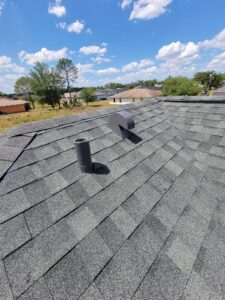 Asphalt shingles finished roof color shadow gray
