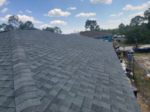 Asphalt shingles finished roof color shadow gray