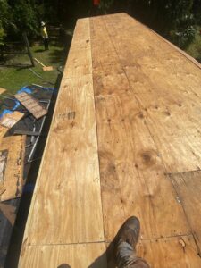 Roof Drying and Plywood Repairs
