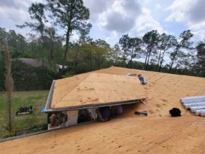 Roof Drying and Plywood Repairs