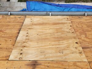 Roof Drying and Plywood Repairs