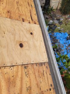Roof Drying and Plywood Repairs