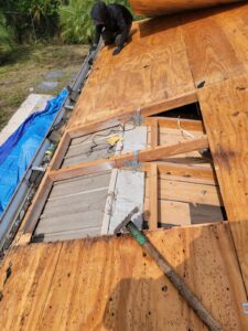 Roof Drying and Plywood Repairs