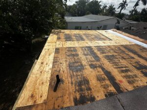 Roof Drying and Plywood Repairs