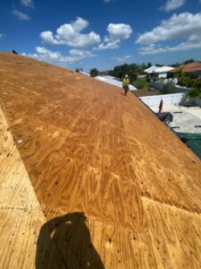 Roof Drying and Plywood Repairs