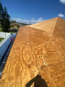 Roof Drying and Plywood Repairs