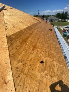 Roof Drying and Plywood Repairs